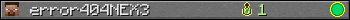 error404NEX3 userbar 350x20