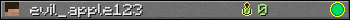 evil_apple123 userbar 350x20