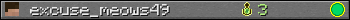 excuse_meows49 userbar 350x20