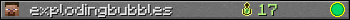 explodingbubbles userbar 350x20