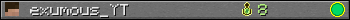 exumous_YT userbar 350x20