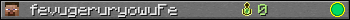 fevugeruryowuFe userbar 350x20