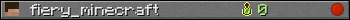 fiery_minecraft userbar 350x20