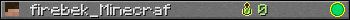 firebek_Minecraf userbar 350x20