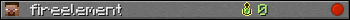 fireelement userbar 350x20