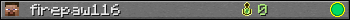 firepaw116 userbar 350x20