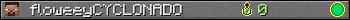 floweeyCYCLONADO userbar 350x20