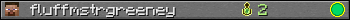 fluffmstrgreeney userbar 350x20