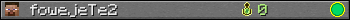 fowejeTe2 userbar 350x20