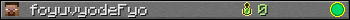 foyuvyodeFyo userbar 350x20