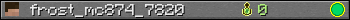 Юзербар 350x20 для frost_mc874_7820