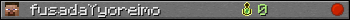 fusadaYyoreimo userbar 350x20