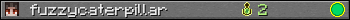 fuzzycaterpillar userbar 350x20