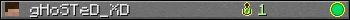 gHoSTeD_XD userbar 350x20