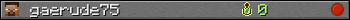 gaerude75 userbar 350x20