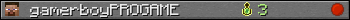 gamerboyPROGAME userbar 350x20