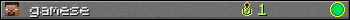 gamese userbar 350x20