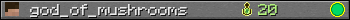 Юзербар 350x20 для god_of_mushrooms