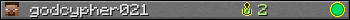 godcypher021 userbar 350x20