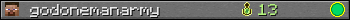 godonemanarmy userbar 350x20