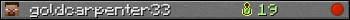 goldcarpenter33 userbar 350x20