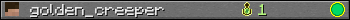 golden_creeper userbar 350x20