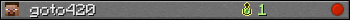 goto420 userbar 350x20
