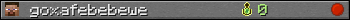 goxafebebewe userbar 350x20