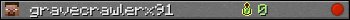 gravecrawlerx91 userbar 350x20