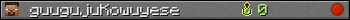 guugujuKowuyese userbar 350x20