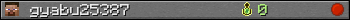 gyabu25387 userbar 350x20