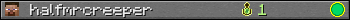 halfmrcreeper userbar 350x20