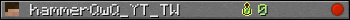 hammerQwQ_YT_TW userbar 350x20