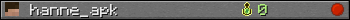 hanne_apk userbar 350x20