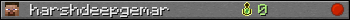 harshdeepgemar userbar 350x20