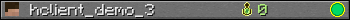 Юзербар 350x20 для hclient_demo_3