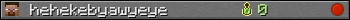 hehekebyawyeye userbar 350x20