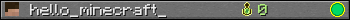 hello_minecraft_ userbar 350x20