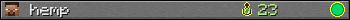 hemp userbar 350x20