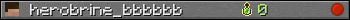 herobrine_bbbbbb userbar 350x20