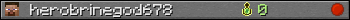 herobrinegod678 userbar 350x20