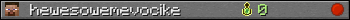 hewesowemevocike userbar 350x20