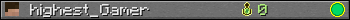 highest_Gamer userbar 350x20