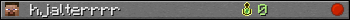 hjalterrrr userbar 350x20