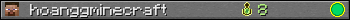 hoanggminecraft userbar 350x20