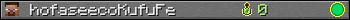 hofaseecoKufuFe userbar 350x20