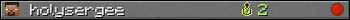 holysergee userbar 350x20