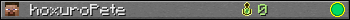 hoxuroPete userbar 350x20
