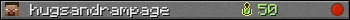 hugsandrampage userbar 350x20