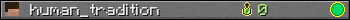 human_tradition userbar 350x20